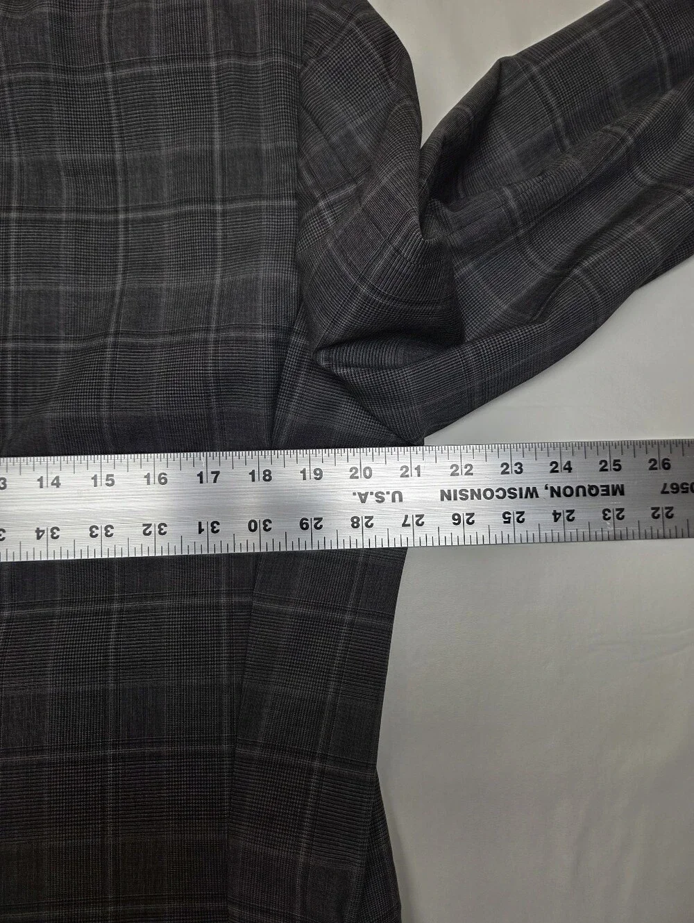 Canali 1934 Gray Glen Plaid 2-Piece Suit 42R(EU 56R) 36W Made in Italy 100% Wool